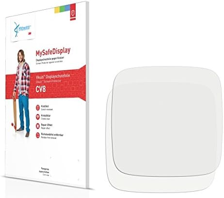 2x Vikuiti MySafeDisplay CV8 Screen Protector for Omate TrueSmart Smartwatch (highly adhesive, hard-coated, accurately fitting)