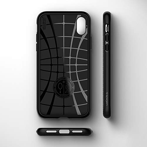 Spigen Funda Modelo Liquid Air para Apple iPhone X Color Negro Mate reviews Spigen Funda Modelo Liquid Air para Apple iPhone X Color Negro Mate