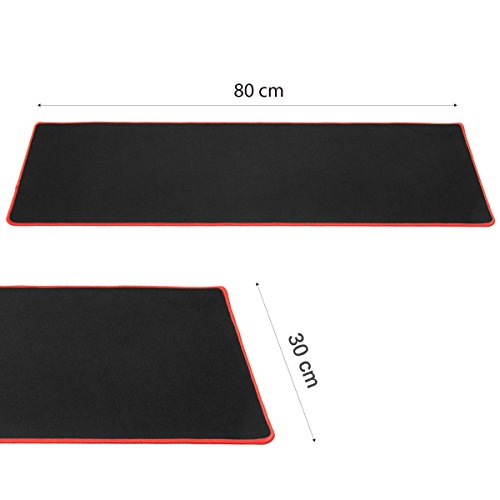 Duomishu Mauspad wasserdicht Gaming Mauspad Rutschsicher Büro Mausmatte 5mm 30x80cm - 5