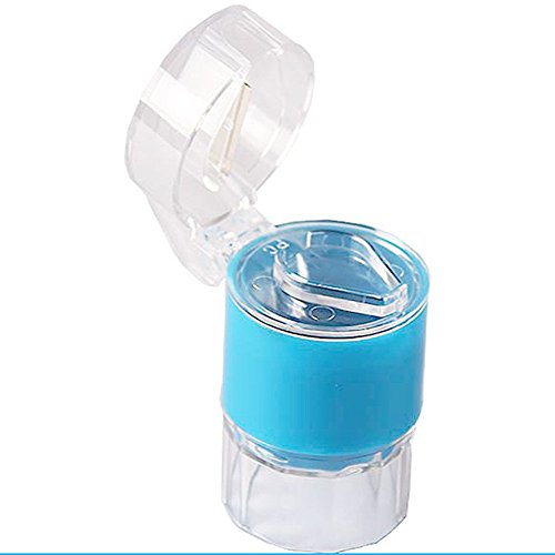 Blue Vessel Pill Crusher Grinder Splitter Tablet Divider Cutter Aufbewahrungsbox 4 Schichten Neue - 4