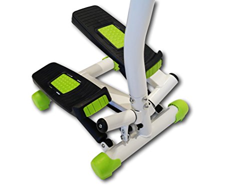 MAXOfit® Homestepper Greenline MF-15 con manubrio, Escaladora y Swing Stepper