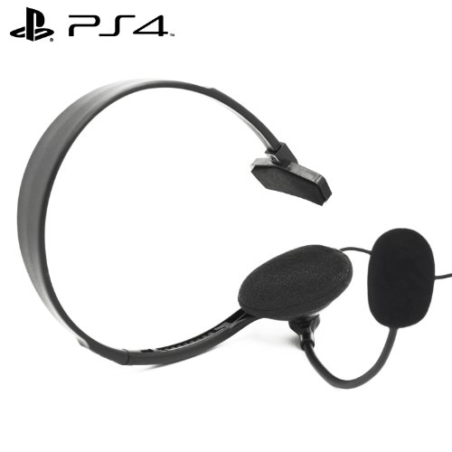 iprotect Gaming auriculares con micr  fono para Sony Playstation 4 negro