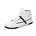 Produktbild ABSOAR Herren Sneakers Unisex Schuhe Hohe Schuhe Freizeitschuhe Herrenschuhe Turnschuhe Sneaker High Top Schuhe Britischen Stil Board Schuhe (40, Weiß)