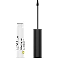 SANTE Naturkosmetik Clear Eyebrow Gel 01 Clear, Vegan Eyebrow Gel with Organic Jojoba Oil for Naturally Nourished and Defined