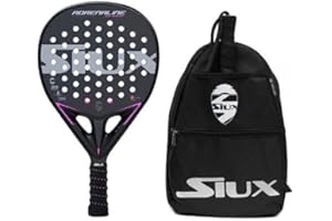 S SIUX Siux - Pala Padel Adrenaline Ibai Edition + Bandolera Paletero Siux Fusion | Raqueta Polivalente Alta Potencia Y Control para Hombre Mujer Intermedio Y Principiante