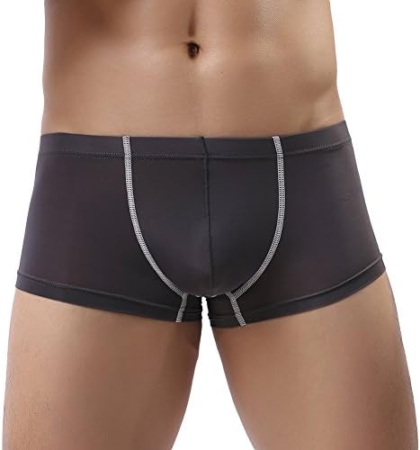 Sunwords Men's Elastic Waist Boxer Briefs Bulge Pouch Underwear Sexy Underpants