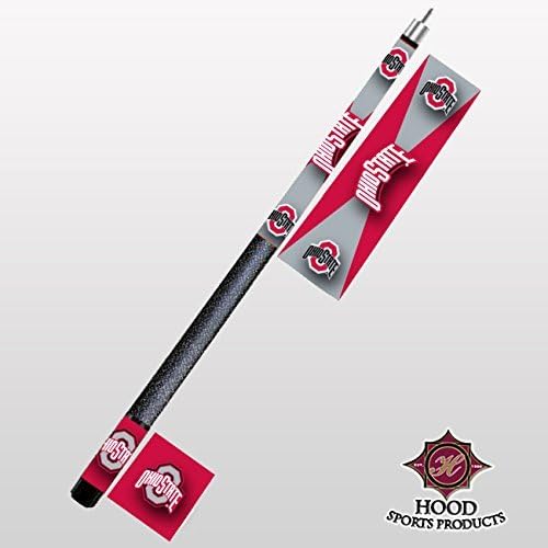 HOOD SPORTS PRODUCTS 1960-OSU OHIO STATE 2-PIECE CUE STICK by HOOD SPORTS PRODUCTS