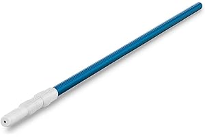 Uniprodo Telescopic Pool Pole Swimming Pool Cleaning Pole Extendable Ribbed Aluminium 3.6m Uni_Telescopic_Pole_312 (Aluminium, Plastic, Length 120-360cm, Diameter 30mm, Ribbed Surface)