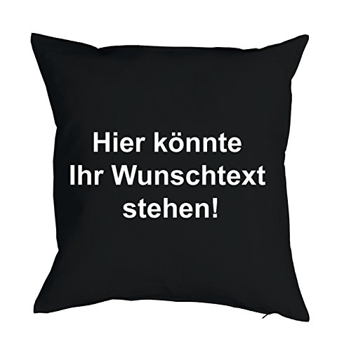 Personalisierter Kissenbezug OHNE Füllung zum Tag der Freundschaft mit Wunschtext - ein kreatives Geschenk für die beste Freundin der Welt!