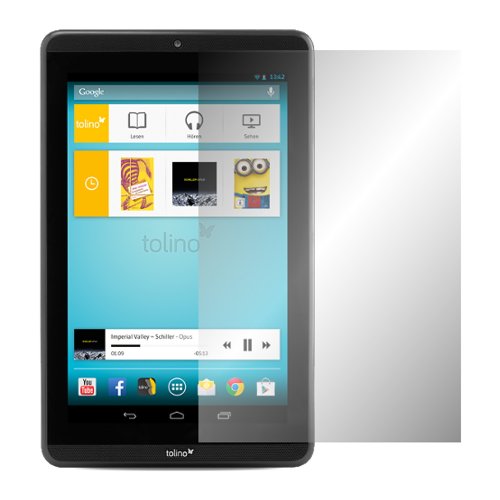 2 x Slabo Displayschutzfolie Tolino Tab 8.9 Displayschutz Schutzfolie Folie "Crystal Clear" unsichtbar MADE IN GERMANY