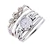 Produktbild Julywe Uhr Ladies Bracelet Diamond Circle Watch Student Fashion Table Damen Armband Diamant Kreis Uhr Studenten Mode Tabelle Uni Analoge Dekorative Uhr