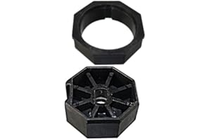 heicko Adapter-Set, 70 mm 8-Kantwelle, für Motoren mit Ø 45 mm (1 ST)