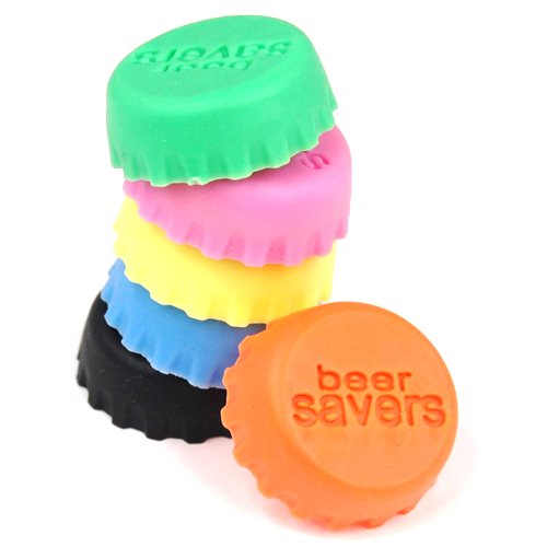 veroda 6 wiederverwendbar Silikon Bier Savers Flasche Kappen Tops Maschinen Deckel Cover - 2