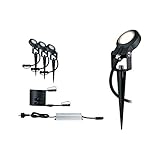 Plug&Shine Basisset bestehend aus 3 Leuchten, Verbindungskabel und Trafo