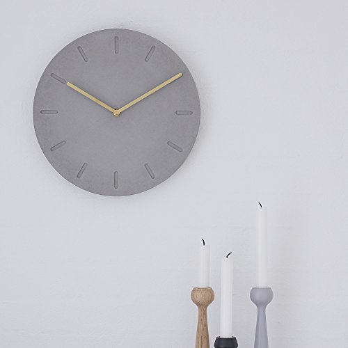 Applicata Watch: Out Wanduhren, Uhren, Betonuhren, Wallclocks, D: 32 cm (Beton – Grau) - 2