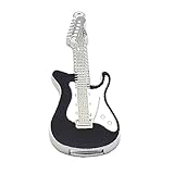usb sound card guitar Bieten ein Jahr Garantie Pendrive/USB-Speicherstick in Form eines Flugzeugs, 16 GB Speicherplatz, von Aneew 16GB Black Guitar