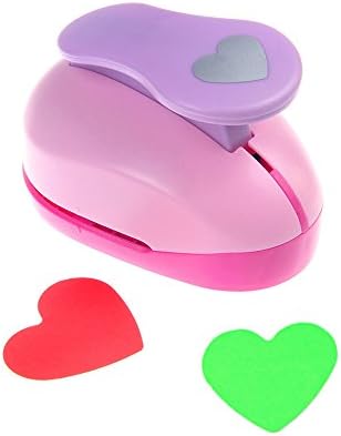 Super44day X-Large Craft Punch Paper Punch Heart Scrapbooking Punches Paper Cutter,Paper Drillers,Party Confetti Punch,1.5 Inch (XL,Heart)