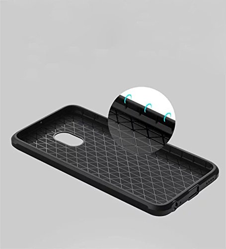 MeiZu MX6 Funda - Litastore Serie Negocios Shell a Prueba de Golpes Resistente Protector Suave Silicona Detr  s Caso Para Cubierta MeiZu MX6 - Negro