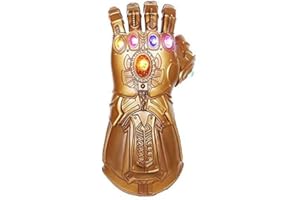 UrMsun Iron Man Infinity Gauntlet per Bambini, Iron Man Glove LED con Pietre per Bambini