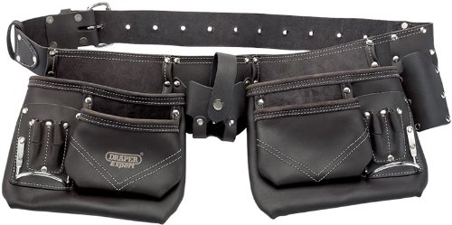 Draper Expert 03138 Doppel-Werkzeuggürtel aus gegerbtem geöltem Leder