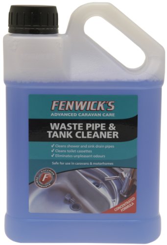 Fenwicks Waste Pipe and Tank Cleaner - Líquido para Limpiar tuberías y fregaderos (1 L), Color Azul