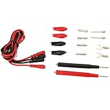 CAMTOA CABLE FIL CORDON PINCE en CROCODILE PROBE pour Multimètre Testeur Numérique UK