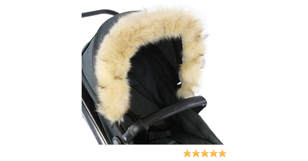 egg pram fur trim