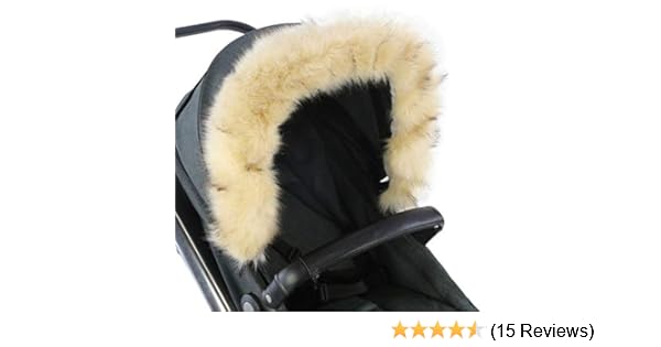 fur hood trim for silver cross pram