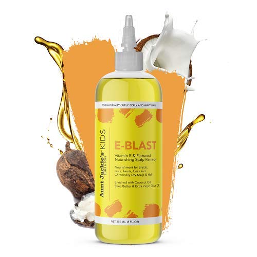 Aunt Jackie's Girls E-Blast Reparation du Cuir Chevelu Vitamine E et Graines de Lin Oil Spray 8 Oz