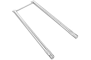 LOKHING 7507 Sostituzione Bruciatori in Acciaio Inossidabile per Weber Spirit 200, Spirit E / S210, 500, Genesis Silver A (con manopole di Controllo Laterali)