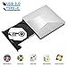 Produktbild OlymFits Externes DVD Laufwerk USB,Tragbar DVD/CD-RW Brenner Extern Laufwerk Dual USB 3.0 und Typ C Plug&Play Kompatibel mit Laptop/Desktop/Apple MacBook/iMac für Windows XP/7/8/10/Vista/Linux/Mac OS