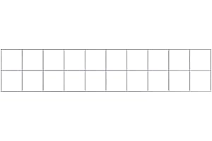 ‎GABIONA Gabionen Gitter 10 x 10 cm Maschenweite (100 x 20 cm)