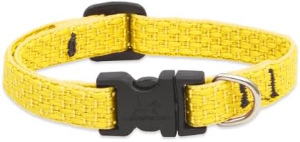 Lupine Eco by 1/2-Inch Recycled fibre Collar, Adjustable 8 to 12 Inch for Small Dogs, Sunshine