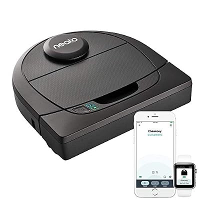 Neato Botvac D402 Robot Connecté - Aspirateur robot compatible Alexa & pour poils d'animaux - Aspirateur automatique avec station de charge, Wifi & App
