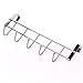 Produktbild CBCTY Bekleidungskleidung Handtuch Hanger Holder Shelf Over Door Home Bathroom Küche 5 Haken