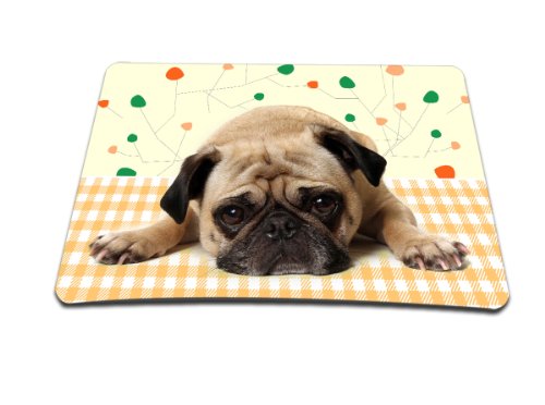 Luxburg® Design Mousepad Mausunterlage Mauspad, Motiv: Mops