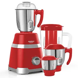 Maharaja Whiteline Ultramax Elite Mixer Grinder with 4 Jars, 800 W - MX-222 (Red)