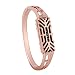 Produktbild Upxiang Watch Band Armband für Fitbit Flex 2, für Fitbit Flex 2 Ersatz Uhrenarmband, Fashion Pure Kupfer Antioxidation Zubehör Armreif (Rose Gold)