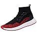 Produktbild Herren Casual Mesh Sneakers, Selou High Help Weiche Sohle Running Gym Schuhe Socken Schuhe Männer Keilabsatz Active Barefoot Business Rockabilly Elegant Outdoor Pumps ImpräGnier Sneakers