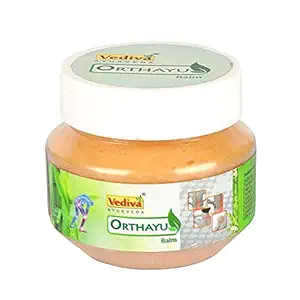 Orthayu Ayurvedic Balm for Pain Relief - Joint Knee Back Shoulder & Muscle Pain Relief Balm (2X100gm)