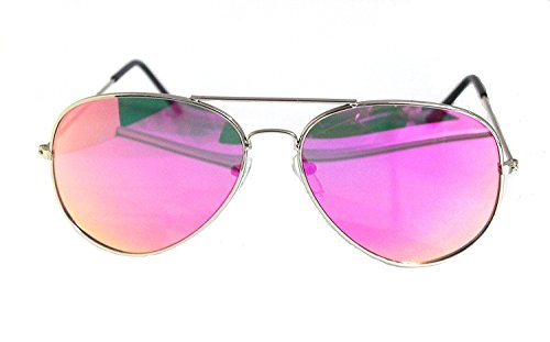 Preisvergleich Produktbild RetroUV® Premium voll verspiegelte Aviator Sonnenbrille Classic Metallrahmen Uv400