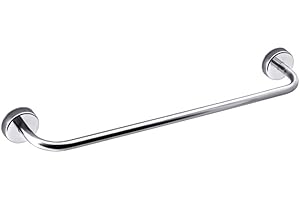 Kapitan Towel Bar Rail - 50 cm / 19.7 inches, Stainless Steel, 3M Self Adhesive OR Screws Mounting, Bathroom, Kitchen Rack, INOX 18/10, Polished Finish, Made in EU, 20 Years Warranty