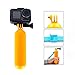 Produktbild Selfie Stick Zubehör für DJI Osmo Action Camera Water Floating Booyancy Selfie Stick Zubehör Float Handgriff Stativ Auftriebsstange Mast für DJI Osmo Action,JSxhisxnuid (Gelb)