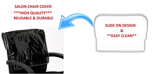 Hairdressing Belmont Chair Back Cover (Square Corner) - Salon Barber Spa Professional Plastic Vinyl Cover