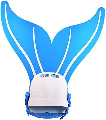 EXOH Funny Fish Tail Mermaid Adjustable Diving Fins Swimming Foot Fins Diving Tool for Children