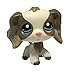 Produktbild Lanspo_Pet Spielzeugladen # 2254 Rare Pet Shop Weiß Grau Cocker Spaniel Hund Blau Augen Tier LPS für Kinder Geschenk 1pc (Brown)