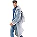 Produktbild Sunmoch Nicht-Einweg Regenponcho Wasserdicht Regenjacken Motorad Regenmantel Mode Regenjacke Eva Raincoat Regencape Fahrrad(Transparent)