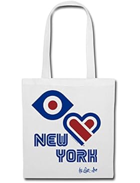 Eye Love Herz I Love NY New York Stoffbeutel von Spreadshirt®