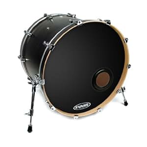 Evans Peau De Grosse Caisse Hydraulic Noire 22" - Son Rock Années 70 - Double Plis Huilé