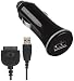 Produktbild Kit 2-in-1 Premium 1A KFZ-Ladegerät Ladekabel In-Car Charger mit Apple 30-Pin Kabel Kompatibel mit iPhone 3/3G/3GS/4/4S, iPod Touch 4. Generation und iPod Nano 6. Generation - Schwarz